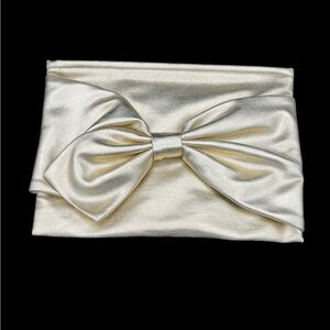 kate spade Cream Clutch with Bow